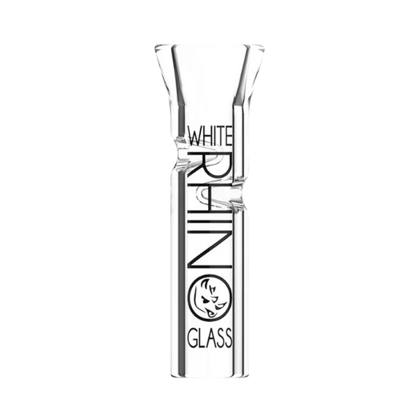 White Rhino Glass Tips 1ct / 12mm XL Flat Tip